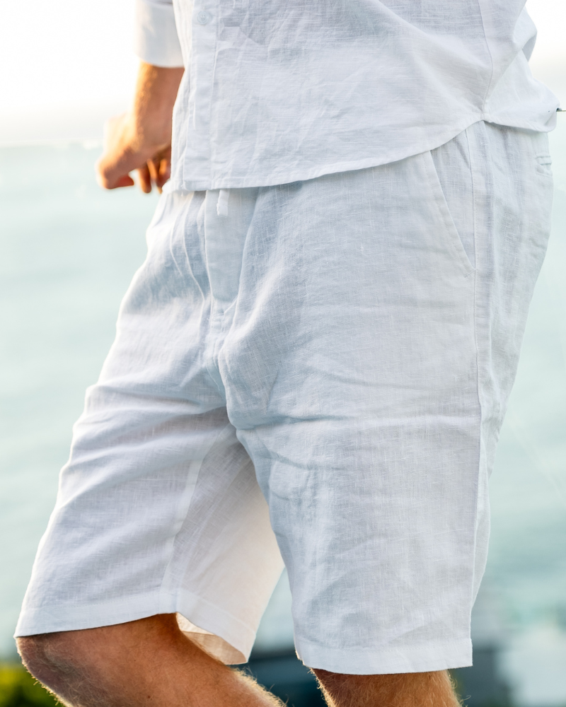 Bellamy Hosen | Casablanca - Premium Leinen Shorts - Bellamy