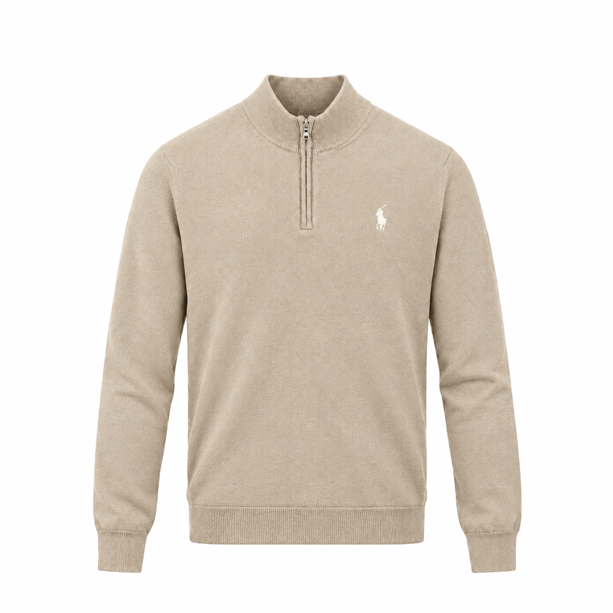 BELLAMY – Feinstrickpullover mit Quarter-Zip