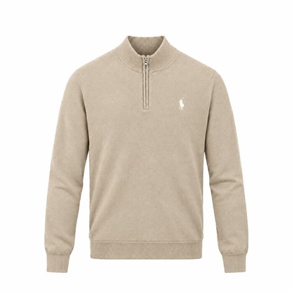 BELLAMY – Feinstrickpullover mit Quarter-Zip
