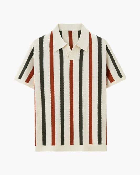 Bellamy Oberteile | Resort Strick Stripe Polo - Bellamy
