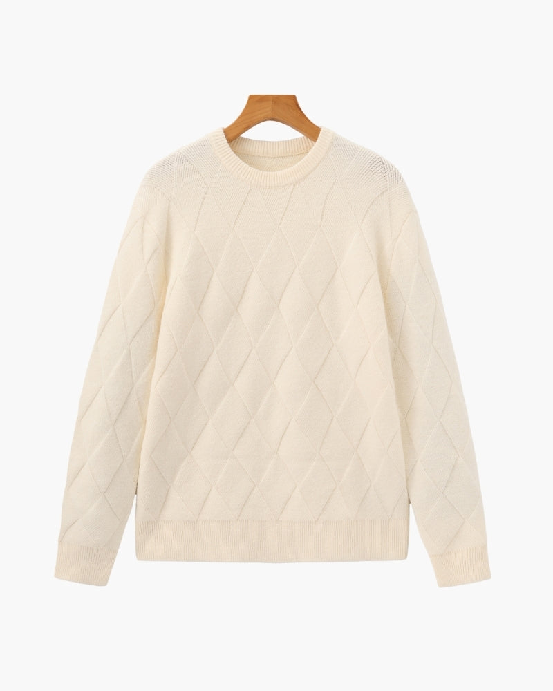 Bellamy Oberteile | Diamond Strick Rundhalspullover Pullover - Bellamy