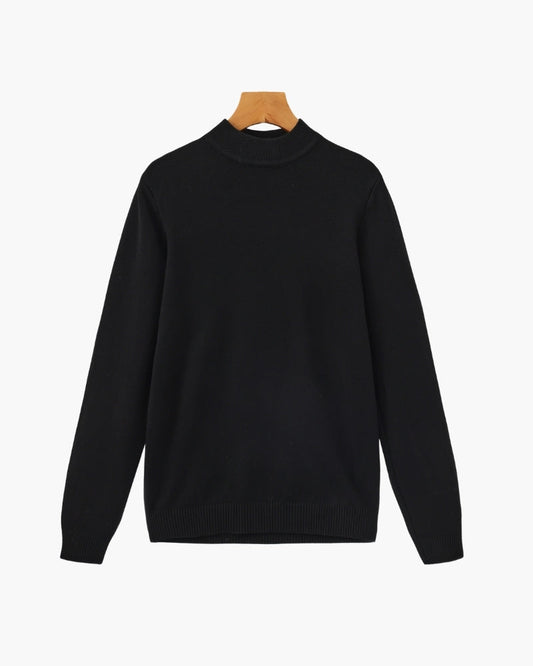 Bellamy Oberteile | Essential Gerippt Mock Neck Pullover - Bellamy