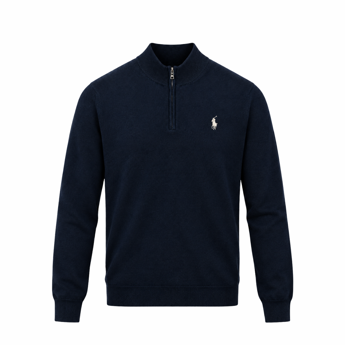 BELLAMY – Feinstrickpullover mit Quarter-Zip