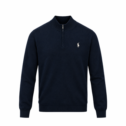 BELLAMY – Feinstrickpullover mit Quarter-Zip