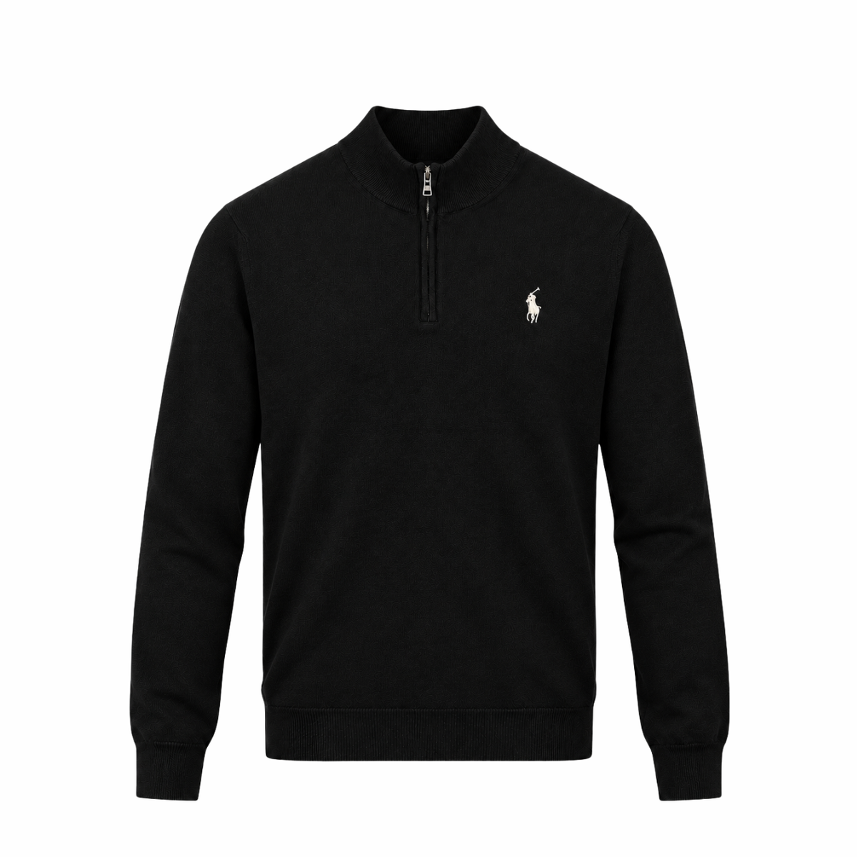 BELLAMY – Feinstrickpullover mit Quarter-Zip