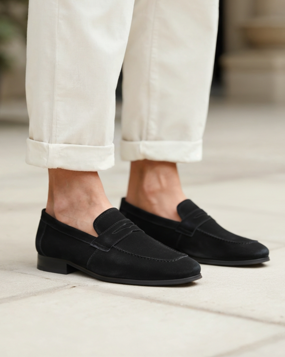 Bellamy Schuhe | Klassisch Wildleder Penny Loafer - Bellamy