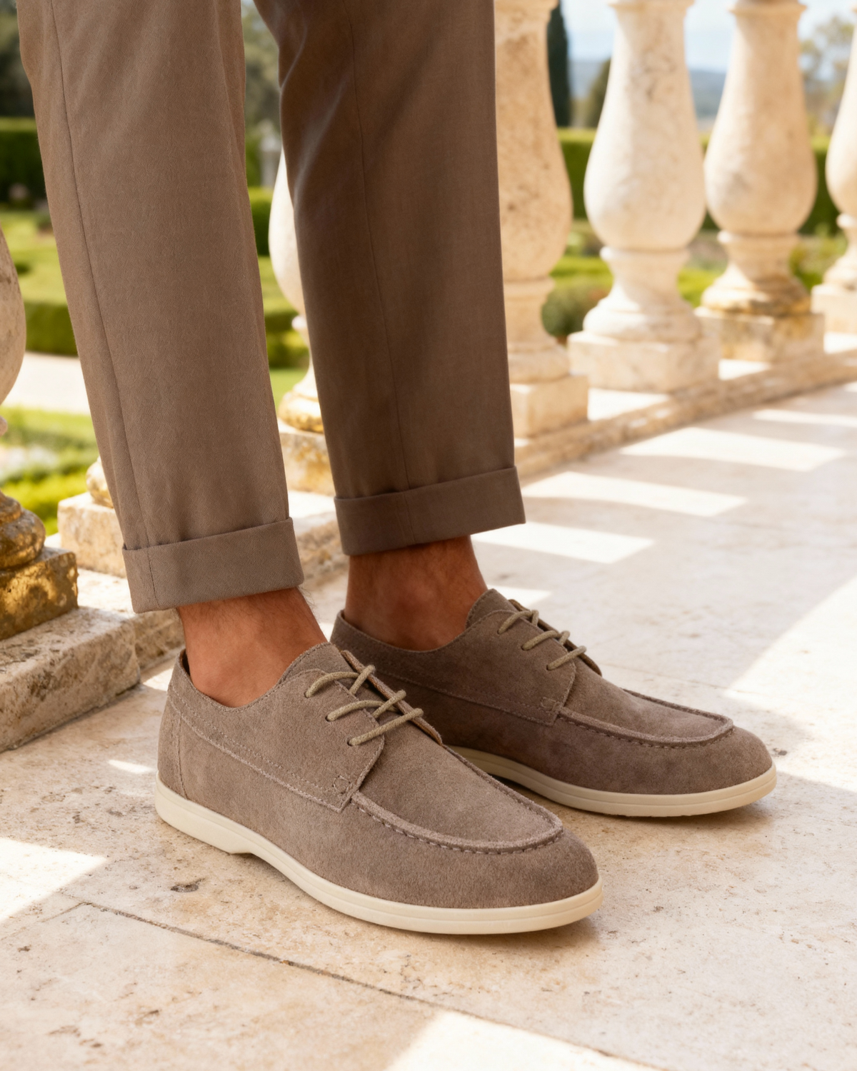Bellamy Schuhe | Premium Wildleder Schnürung Schuhe - Bellamy
