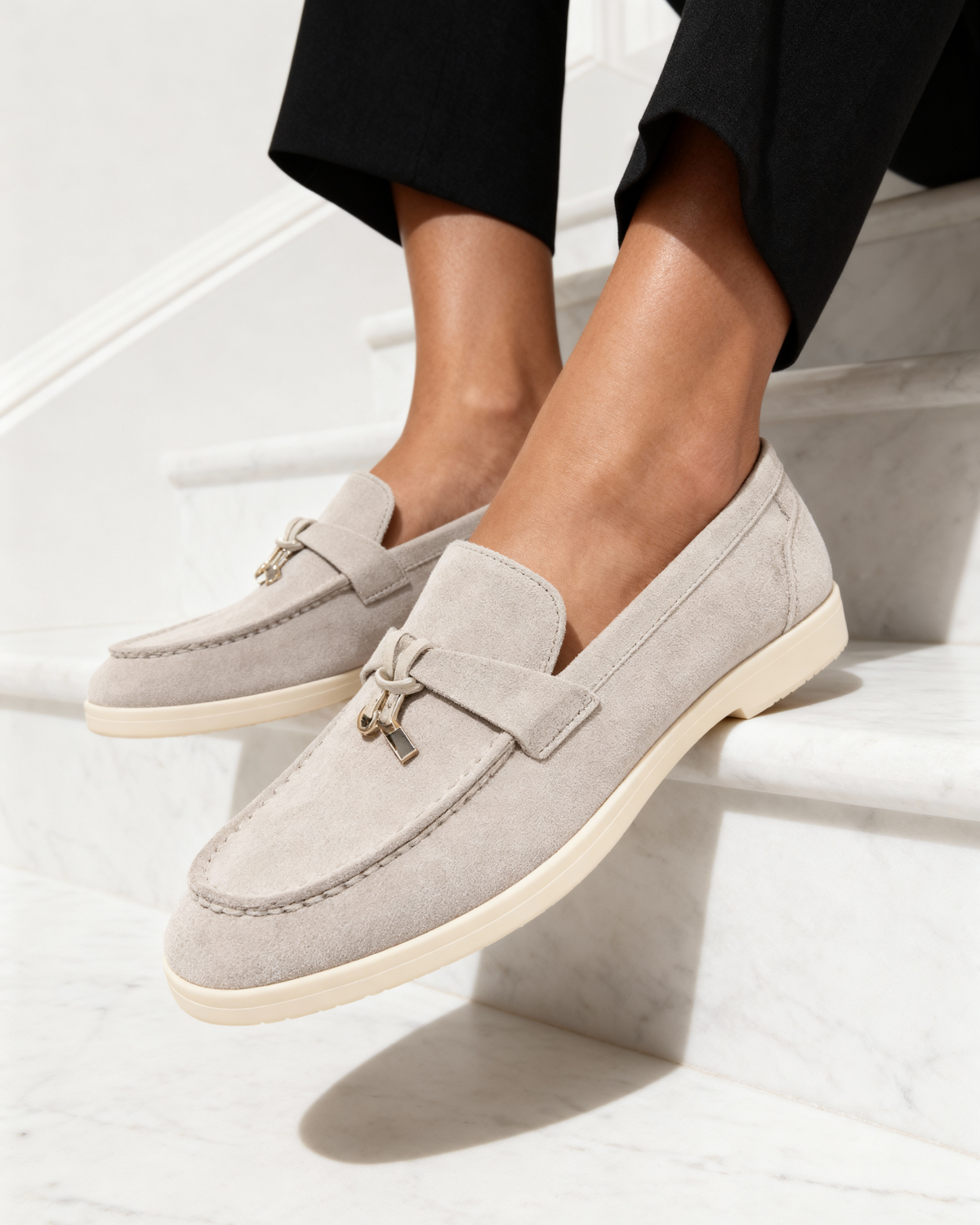 Bellamy Schuhe | Klassisch Wildleder Lady Loafer - Bellamy